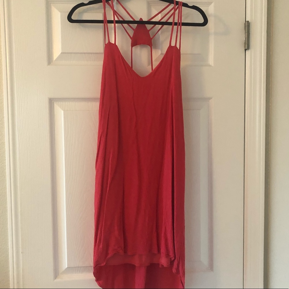 Hot pink high low dress 💗